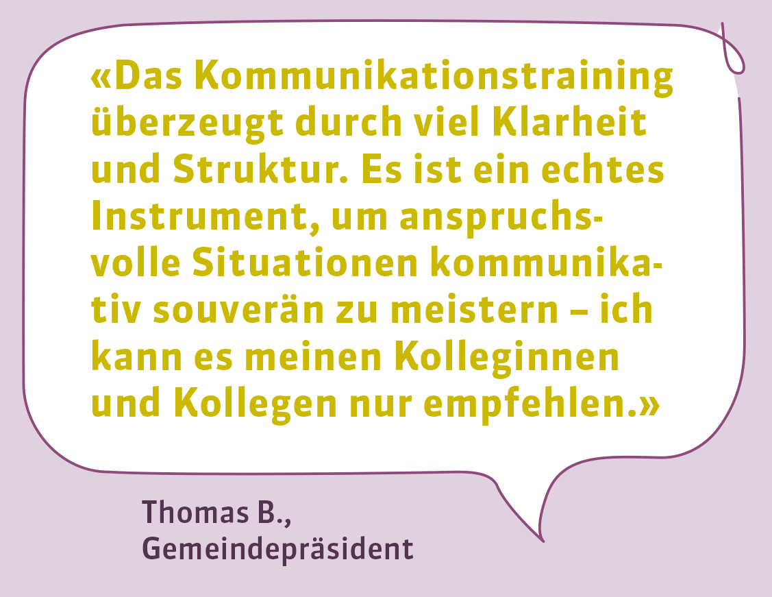 Testimonial Gemeindepräsident